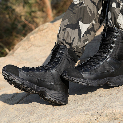 Botas de combate de algodão respirável para atividades ao ar livre
