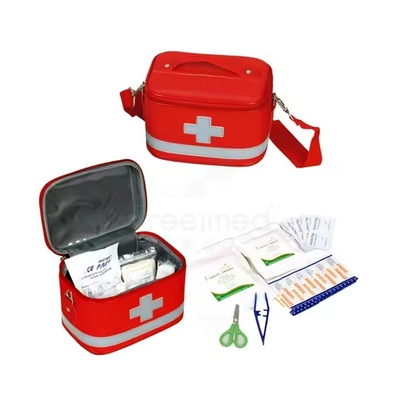 Caixa portátil de kit de primeiros socorros à prova d'água do lado da estrada Kit de primeiros socorros de emergência Kit de primeiros socorros de escritório em casa Kit de primeiros socorros de viagem
