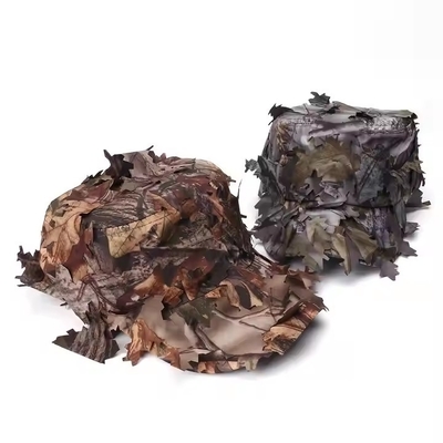 Atacado acampamento ao ar livre caça 3D impressão de árvores reais chapéu esportivo tático rápido camuflagem seca chapéu de beisebol