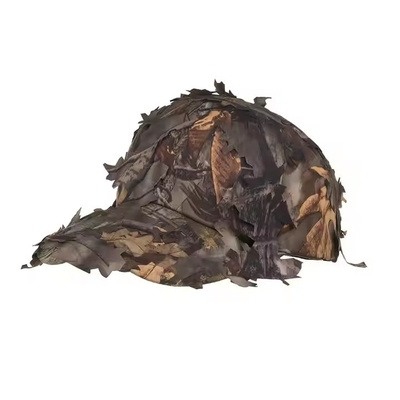 Atacado acampamento ao ar livre caça 3D impressão de árvores reais chapéu esportivo tático rápido camuflagem seca chapéu de beisebol