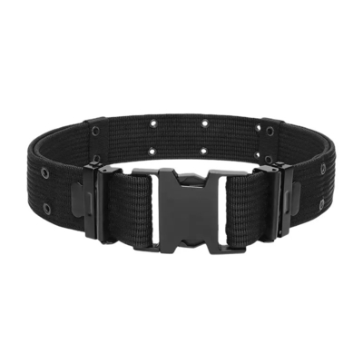 Cinturão tático preto de lançamento rápido exterior impermeável PP custom webbing cinturão tático para homens treinamento tático esportes ao ar livre e caminhadas