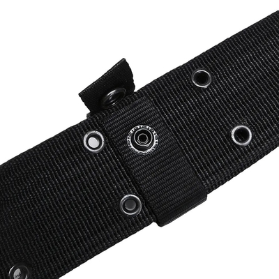Cinturão tático preto de lançamento rápido exterior impermeável PP custom webbing cinturão tático para homens treinamento tático esportes ao ar livre e caminhadas