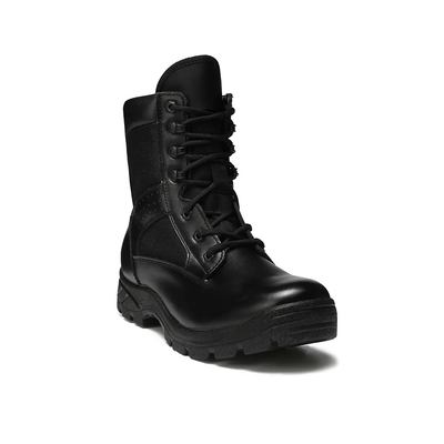 Sapatos de combate de couro táctico para homens