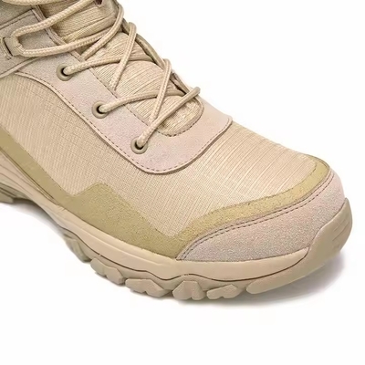 Khaki Impermeável Antideslizante Confortável Táctico Para Treinamento Caminhada Botas de Treinamento ao Ar Livre Para Homens