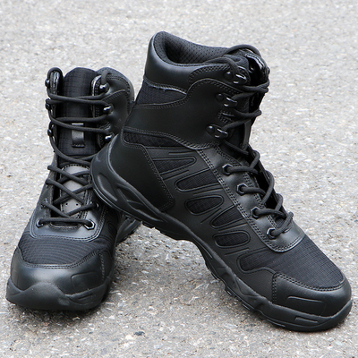 Botas militares táticas masculinas Botas masculinas de combate no deserto Botas de caminhada ao ar livre Botas e tornozelos.