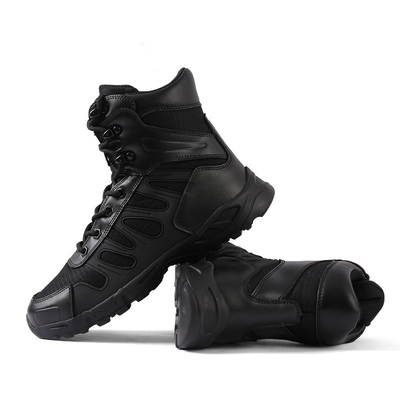 Botas militares táticas masculinas Botas masculinas de combate no deserto Botas de caminhada ao ar livre Botas e tornozelos.