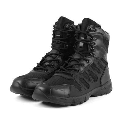 Botas militares táticas masculinas Botas masculinas de combate no deserto Botas de caminhada ao ar livre Botas e tornozelos.