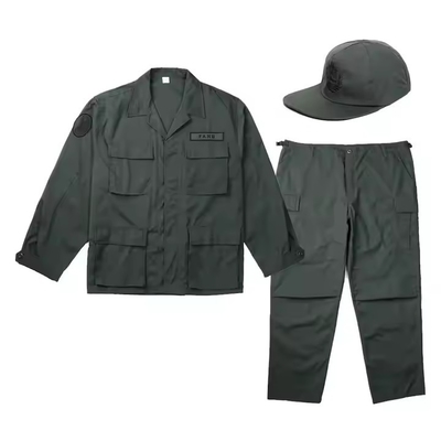 Logotipo personalizado BDU Combat Suit Solid Deep Green Uniforme tático
