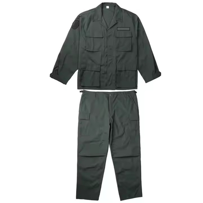 Logotipo personalizado BDU Combat Suit Solid Deep Green Uniforme tático