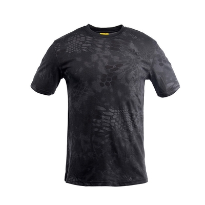 China Xinxin Fabricante Camuflagem pescoço redondo algodão puro manga curta camiseta de treinamento tático