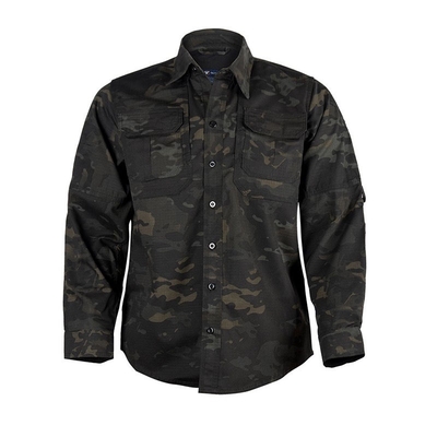 Camisa e calças de uniforme de combate tático com almofadas de cotovelo e joelho Cores de camuflagem do equipamento tático