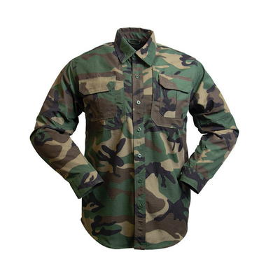 Camisa e calças de uniforme de combate tático com almofadas de cotovelo e joelho Cores de camuflagem do equipamento tático