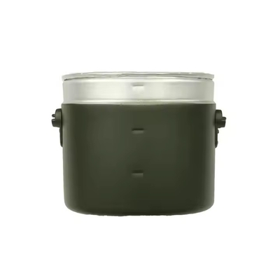 Canteira Táctica Caldeira de Alumínio Verde de Oliveira 3 Peças Caixa de Almoço Equipamento Táctico de Exterior