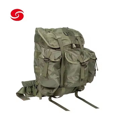 420D Nylon Olive Green Tactical Alice Pack Bag Para Escalada / Caminhada / Treinamento