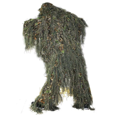 China Xinxin Tactical Caça ao ar livre Treinamento durável Camuflagem Impermeável Respirável 3D Leaf Ghillie Suit