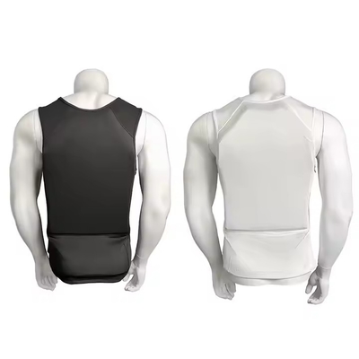 IIIA T-shirt táctico de proteção oculta leve com tecido de poliéster PE e Aramid Stretch