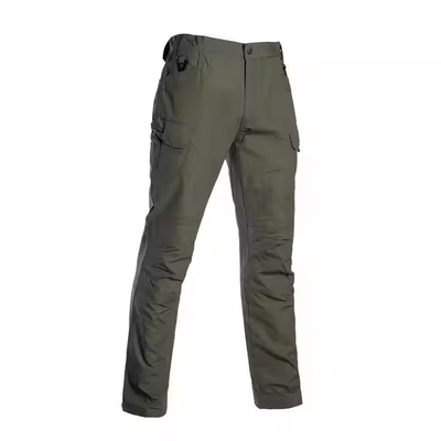 Calças de treino tático de bolso múltiplo Calças de trabalho retas para homens Treinamento tático