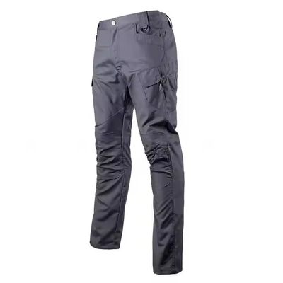 Calças de treino tático de bolso múltiplo Calças de trabalho retas para homens Treinamento tático
