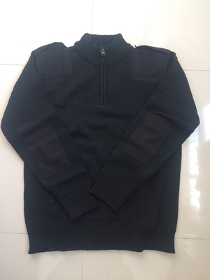 Pulôver militar, camisola policial, camisola de lã, pulôver de poliéster de lã