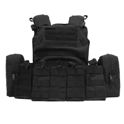 Carregador de placas de tecido de Oxford Veste impermeável Camuflagem Equipamento tático para treinamento tático