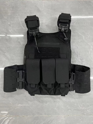 Da camuflagem balística militar do preto da veste de M-3XL NIJ IIIA armadura tática