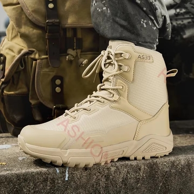 Panamá Sola Combate Botas Tácticas Botas à prova de choque Botas policiais Botas pretas