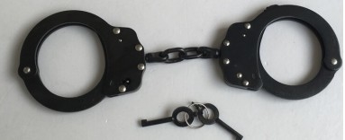 Algemas reais da polícia do aço carbono NIJ do equipamento da polícia de motim da autodefesa anti