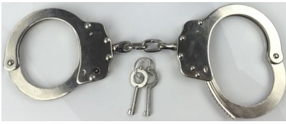Algemas reais da polícia do aço carbono NIJ do equipamento da polícia de motim da autodefesa anti