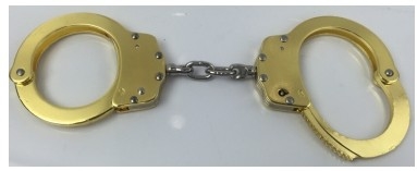 Algemas reais da polícia do aço carbono NIJ do equipamento da polícia de motim da autodefesa anti