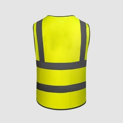 Vestido de trabalho de chapéu de alta visibilidade colete de segurança reflector com reflector para segurança no local de trabalho