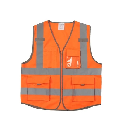 Vestido de trabalho de chapéu de alta visibilidade colete de segurança reflector com reflector para segurança no local de trabalho