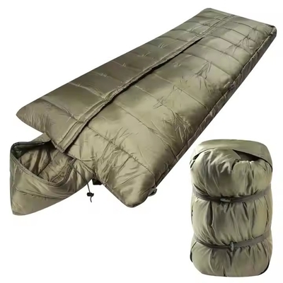 Customizado Camping ao ar livre Caminhadas Leve Inóspito Inverno Unisex Capuzado Sacos de Dormir