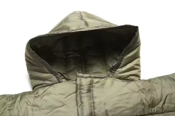 Customizado Camping ao ar livre Caminhadas Leve Inóspito Inverno Unisex Capuzado Sacos de Dormir