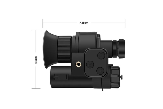 Sistema óptico multifuncional Gen 4 Combate Caça Visão noturna monocular térmica