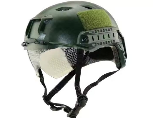 Casco tático SZXX com visor para treinamento tático, resistência ao tempo