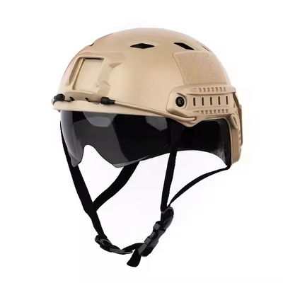 Casco tático SZXX com visor para treinamento tático, resistência ao tempo