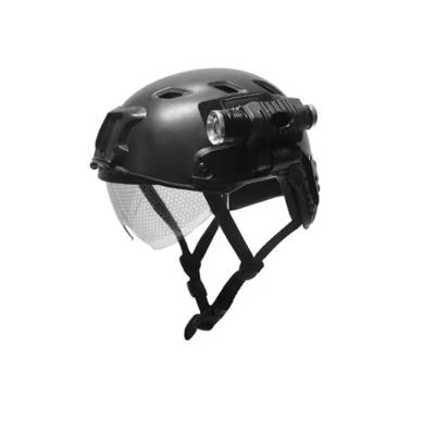 Casco tático SZXX com visor para treinamento tático, resistência ao tempo