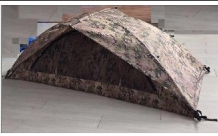 Câmara de caminhada pequena para uma pessoa com malha anti-mosquito, tenda aberta rápida