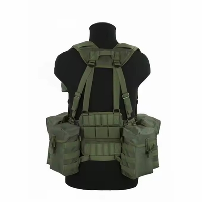 Armadilha personalizada Cor verde Colete tático Peito pesado