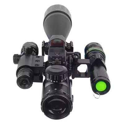 Mini Red Dot Sight + Red Laser Sight Combo Optical Scope Reflex Sight Scope para caça tática