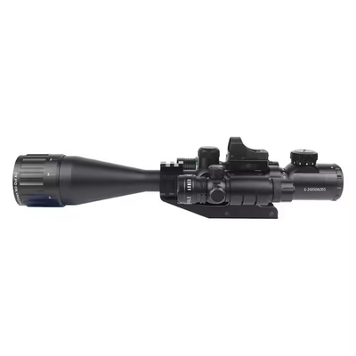 Mini Red Dot Sight + Red Laser Sight Combo Optical Scope Reflex Sight Scope para caça tática