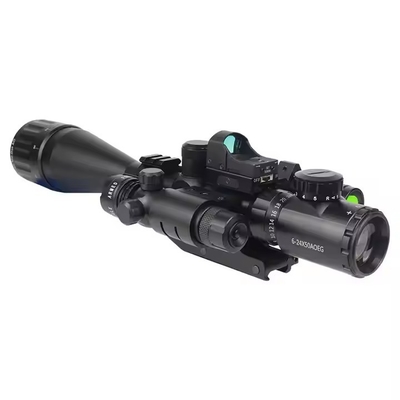 Mini Red Dot Sight + Red Laser Sight Combo Optical Scope Reflex Sight Scope para caça tática