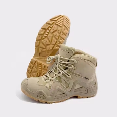 Gráfico Antiderrapante Combate Jungle Divisão Suede sola externa PU Borracha botas táticas para homens