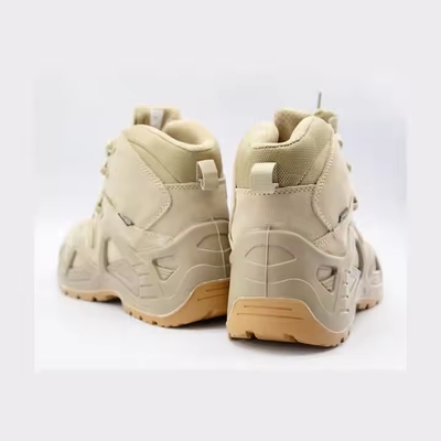 Gráfico Antiderrapante Combate Jungle Divisão Suede sola externa PU Borracha botas táticas para homens
