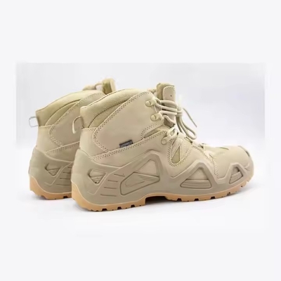 Gráfico Antiderrapante Combate Jungle Divisão Suede sola externa PU Borracha botas táticas para homens