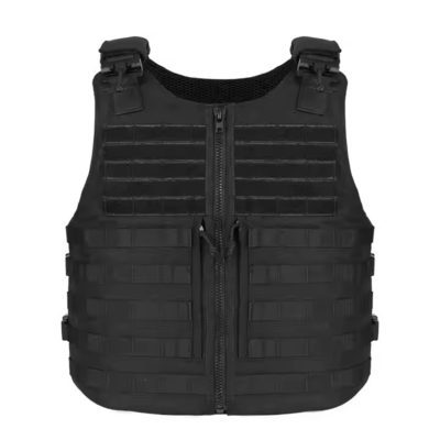 Colete tático fábrica de Oxford Colete de treinamento para homens negros Colete de caça Molle Plate Carrier Colete tático de serviço