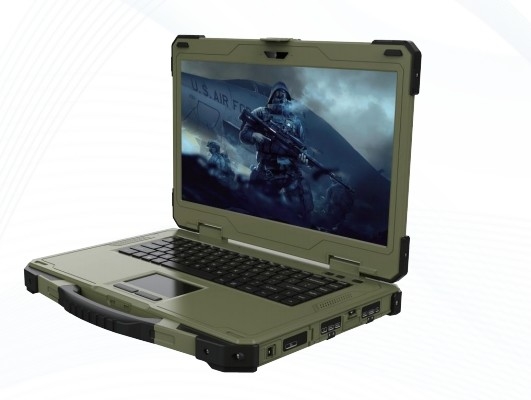 Militar reforçar notebook, reforçar labtop, 14 polegadas Single Screen Rugged laptop portátil