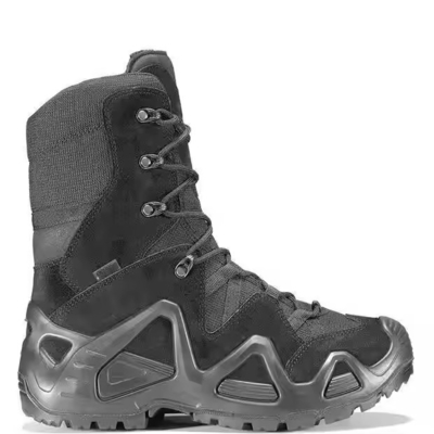 Fábrica a retalho High-Top Couro Marrom Desportos ao ar livre Sobrevivência Deserto Segurança Botas de Combate Táctico
