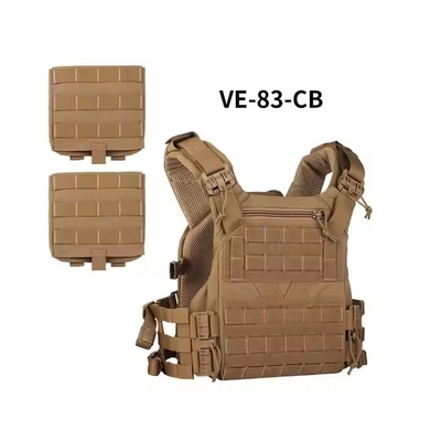 Leve West Molle Rapid Release Laser Cut Multicam Tecido Oxford Táctico Colete Carregador de Placas
