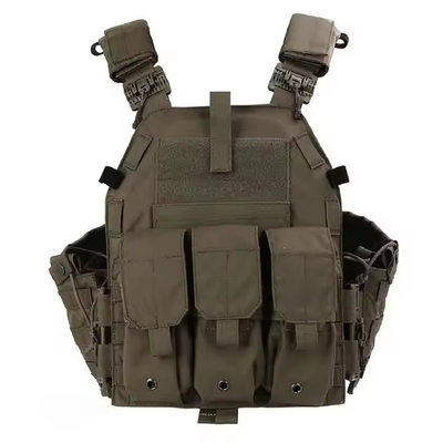 Estilo de lançamento rápido Colete Camo Peito Modular Conjunto para ar livre Jogo de paintball respirável